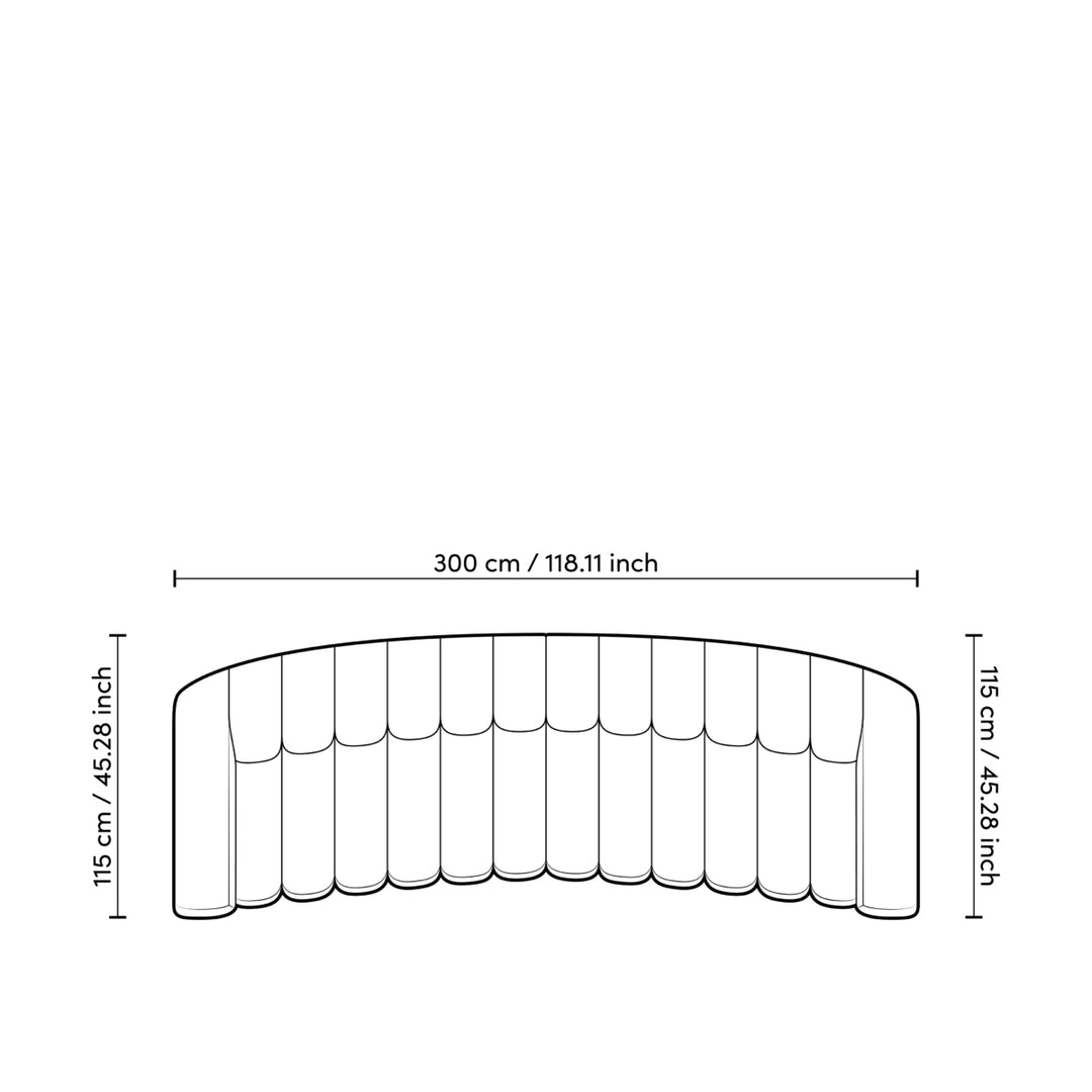 Sofa Kelly L Boucl&Eacute; Cream Furniture Eichholtz