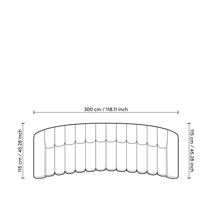 Sofa Kelly L Boucl&Eacute; Cream Furniture Eichholtz
