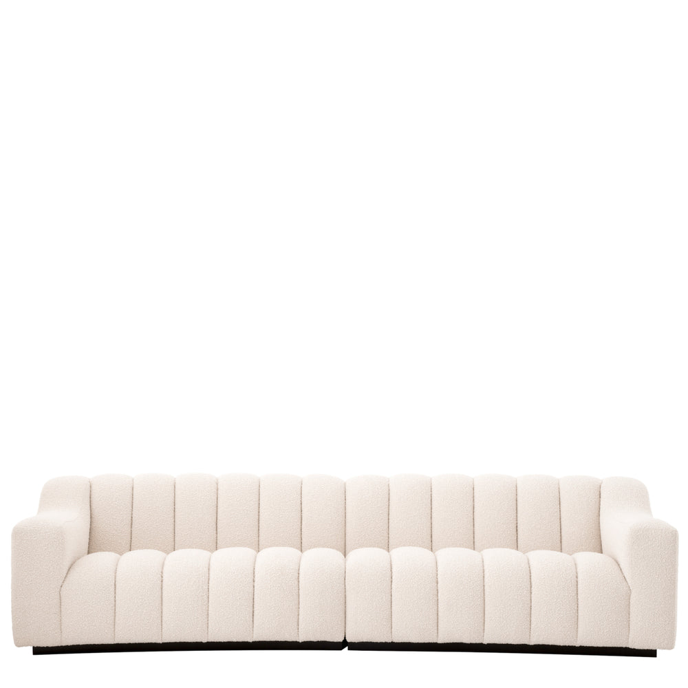 Sofa Kelly L Boucl&Eacute; Cream Furniture Eichholtz