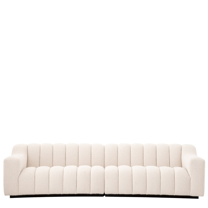 Sofa Kelly L Boucl&Eacute; Cream Furniture Eichholtz