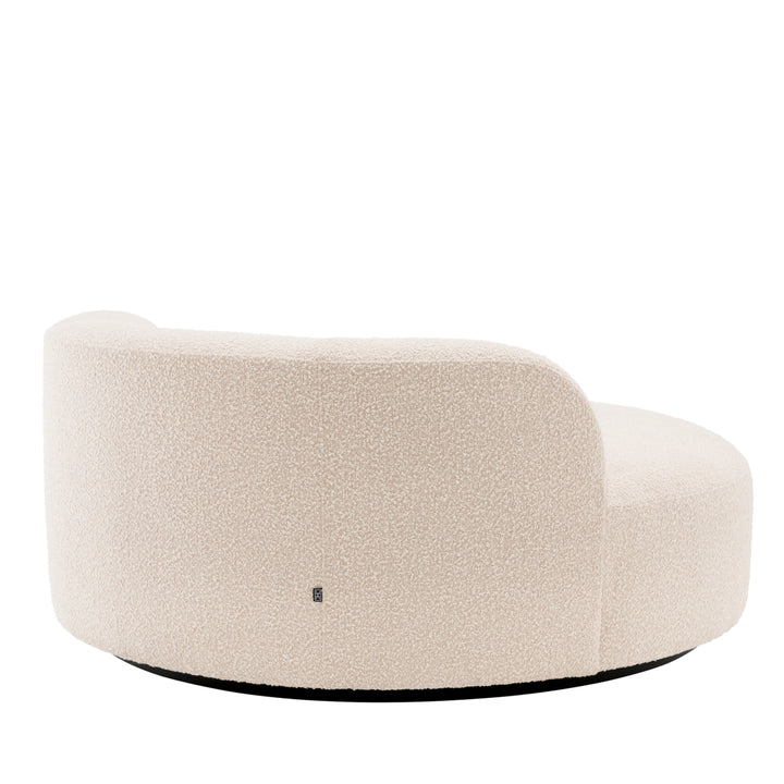 Sofa Björn Round Boucl&Eacute; Cream Furniture Eichholtz
