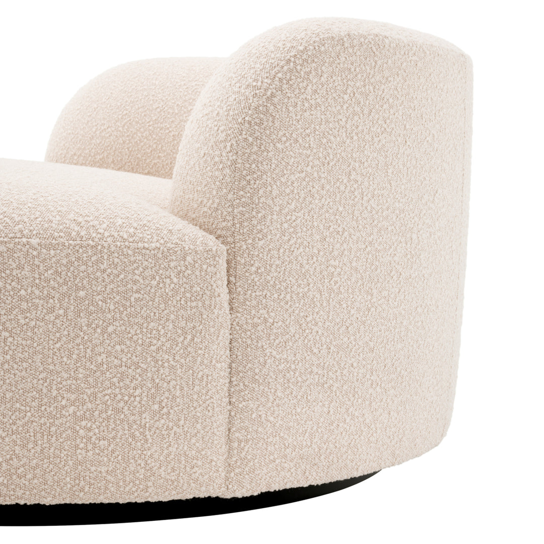 Sofa Björn Round Boucl&Eacute; Cream Furniture Eichholtz
