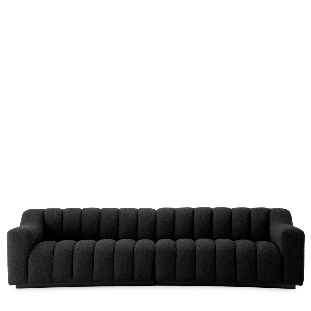 Sofa Kelly L Boucl&Eacute; Black Furniture Eichholtz