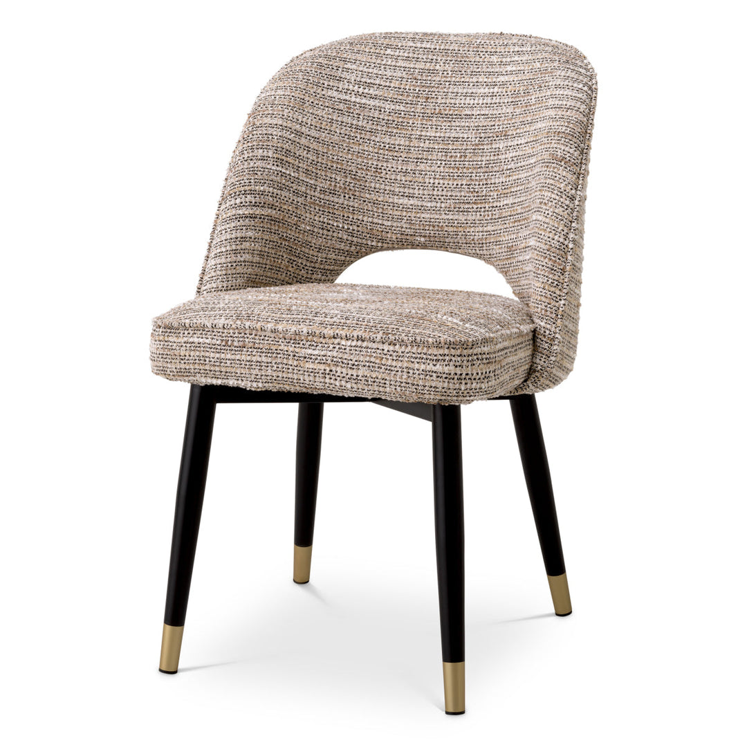 Dining Chair Cliff Set Of 2 Mademoiselle Beige Furniture Eichholtz