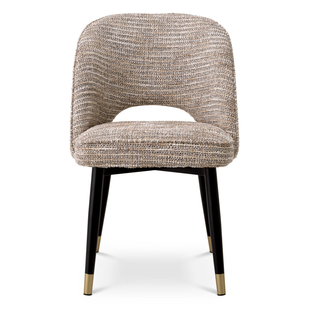 Dining Chair Cliff Set Of 2 Mademoiselle Beige Furniture Eichholtz