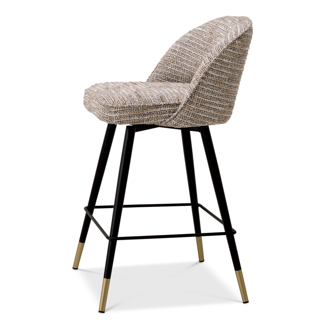 Counter Stool Cliff Set Of 2 Mademoiselle Beige Furniture Eichholtz