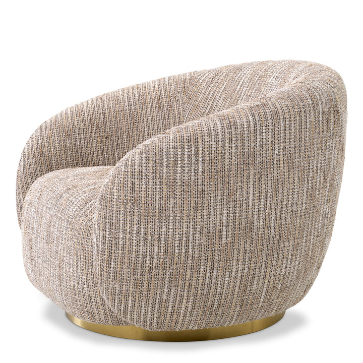 Swivel Chair Brice Mademoiselle Beige Chairs Eichholtz