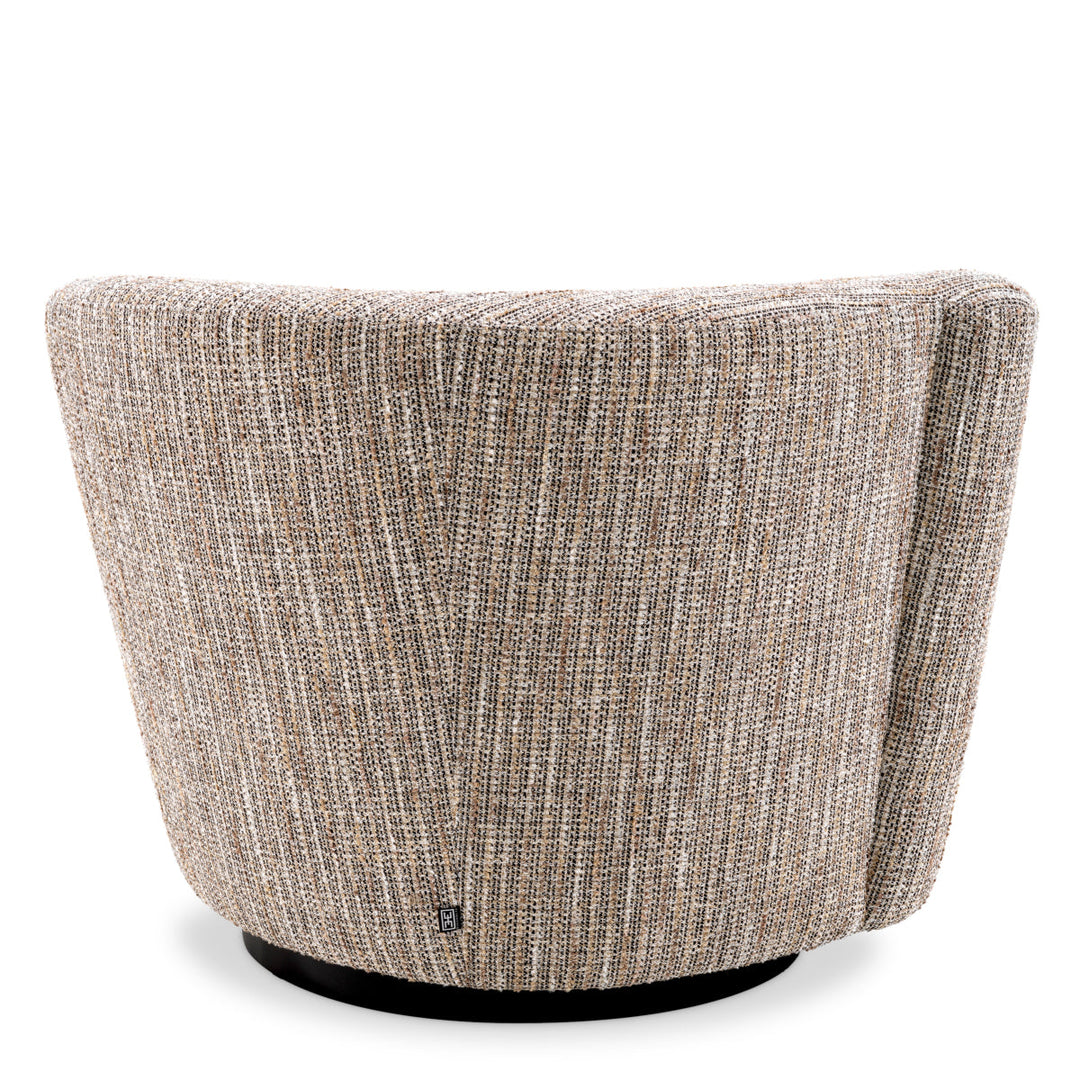 Swivel Chair Colin Left Mademoiselle Beige Furniture Eichholtz