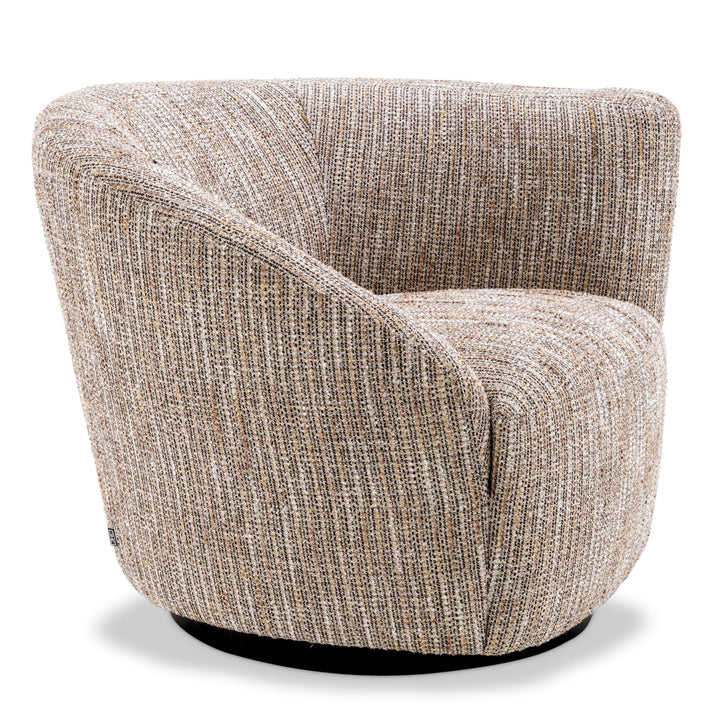 Swivel Chair Colin Right Mademoiselle Beige Furniture Eichholtz