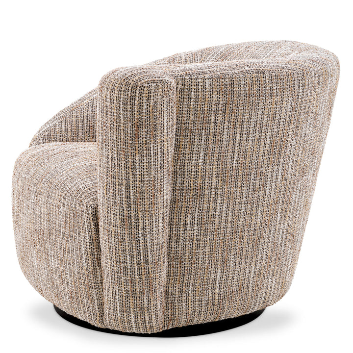 Swivel Chair Colin Right Mademoiselle Beige Furniture Eichholtz