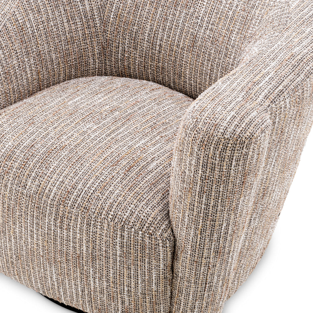 Swivel Chair Colin Right Mademoiselle Beige Furniture Eichholtz