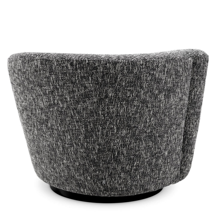 Swivel Chair Colin Left Cambon Black Furniture Eichholtz