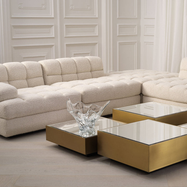 Modular Sofa Dean Middle Boucl&Eacute; Cream Furniture Eichholtz