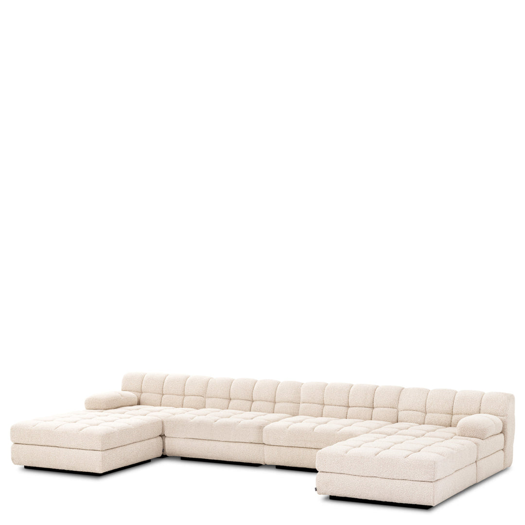 Modular Sofa Dean Middle Boucl&Eacute; Cream Furniture Eichholtz