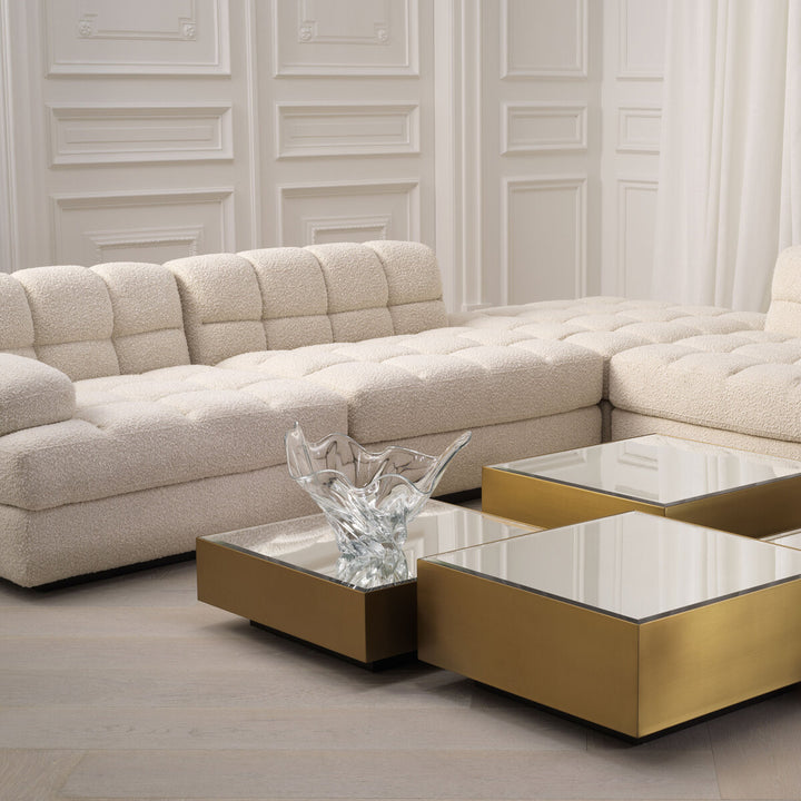 Modular Sofa Dean - Right Boucl&Eacute; Cream Furniture Eichholtz