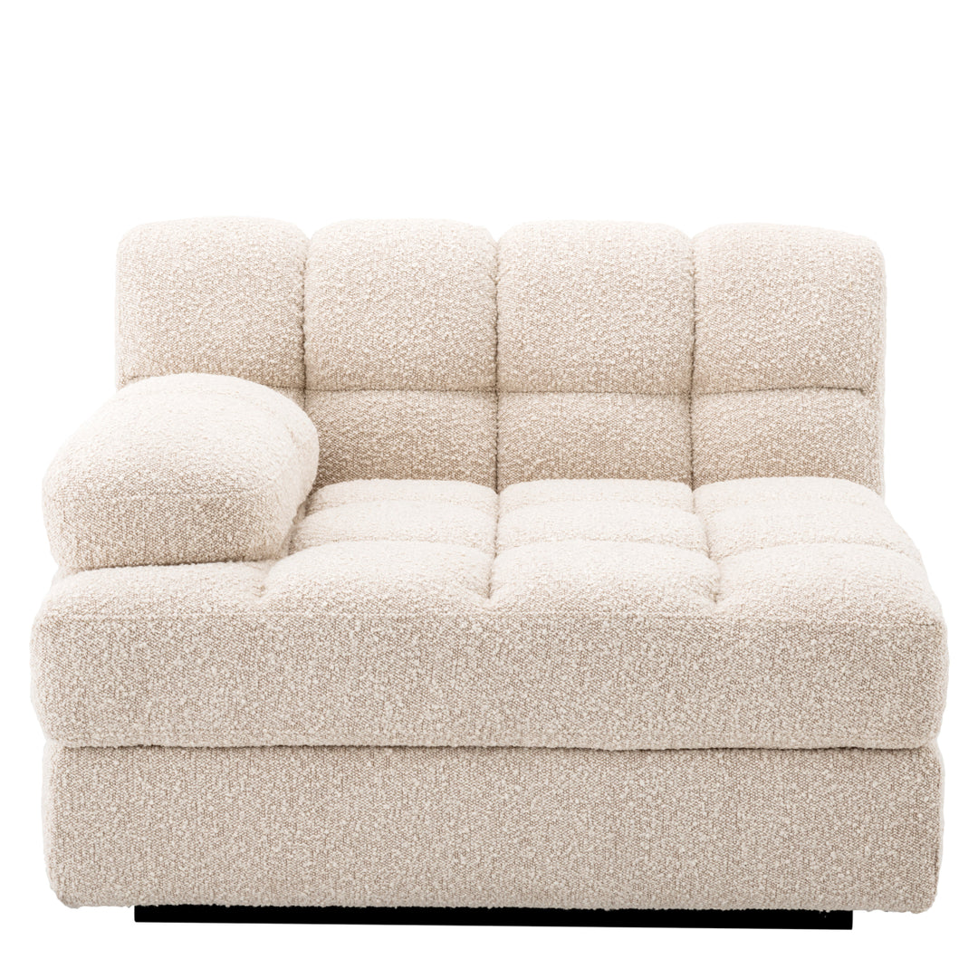 Modular Sofa Dean - Left Boucl&Eacute; Cream Furniture Eichholtz