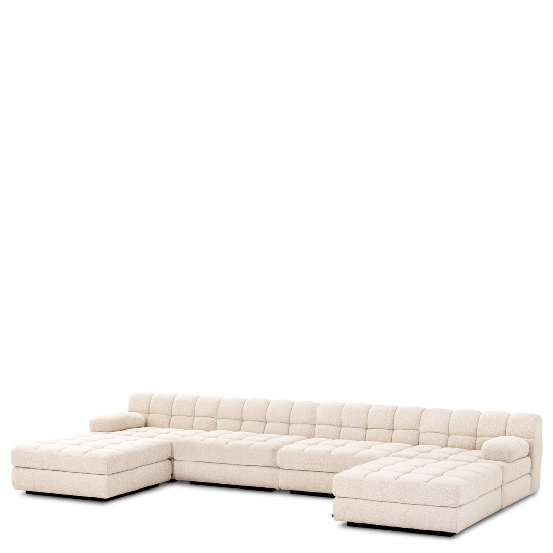 Modular Sofa Dean - Left Boucl&Eacute; Cream Furniture Eichholtz