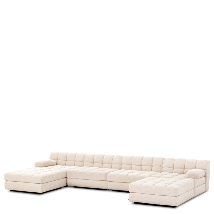 Modular Sofa Dean - Left Boucl&Eacute; Cream Furniture Eichholtz