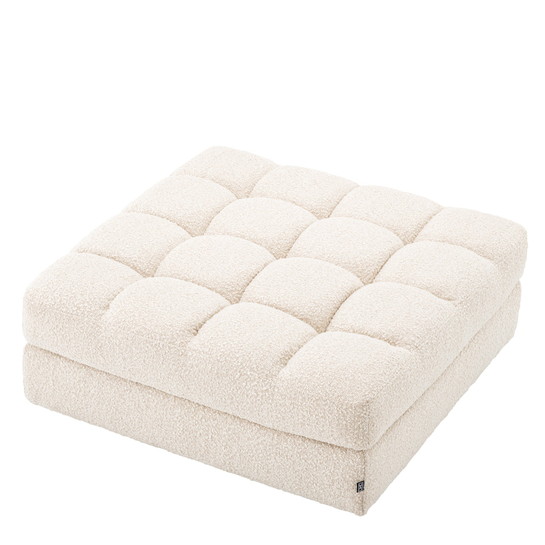 Modular Sofa Dean - Ottoman Boucl&Eacute; Cream Furniture Eichholtz