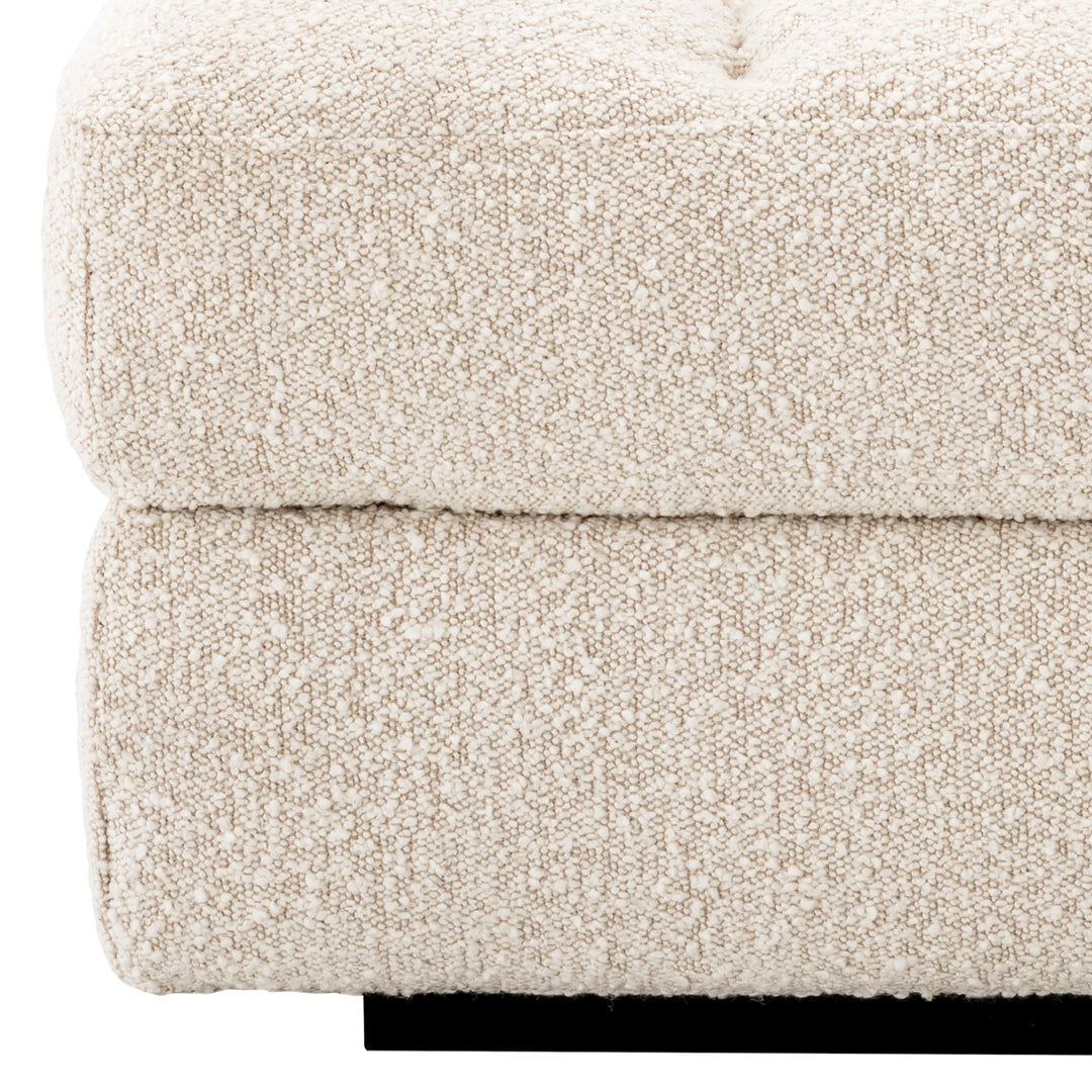 Modular Sofa Dean - Ottoman Boucl&Eacute; Cream Furniture Eichholtz