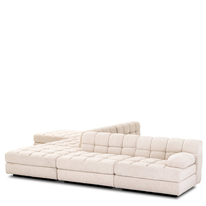 Modular Sofa Dean - Ottoman Boucl&Eacute; Cream Furniture Eichholtz