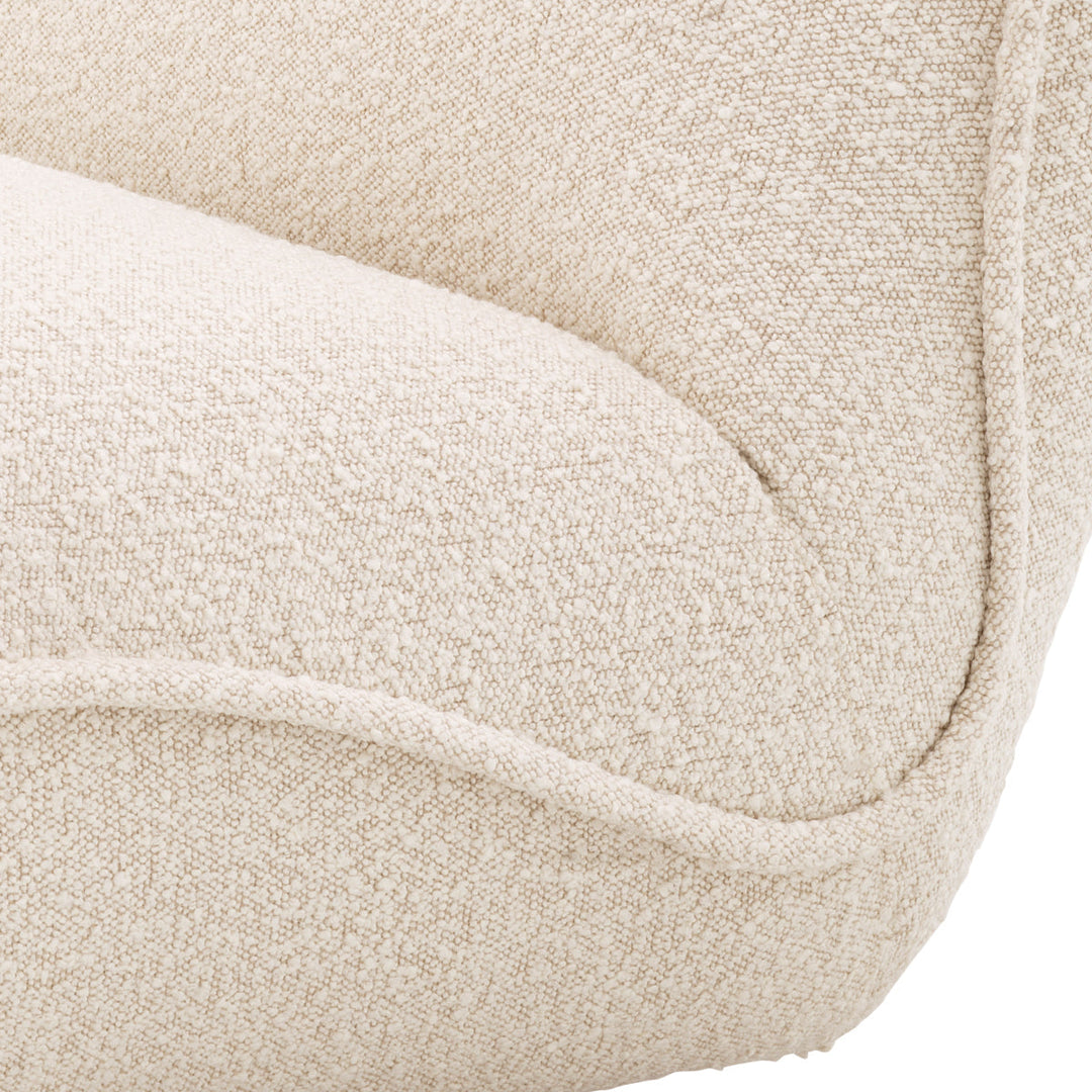 Swivel Chair Relax Boucl&Eacute; Cream Furniture Eichholtz