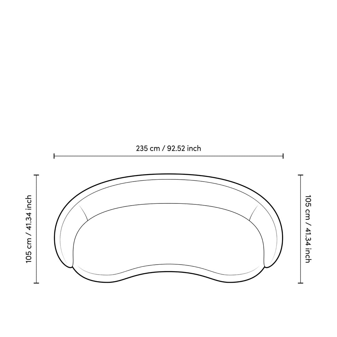 Sofa Amore Lyssa Off-White Furniture Eichholtz