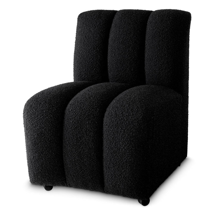 Dining Chair Kelly Boucl&Eacute; Black Furniture Eichholtz