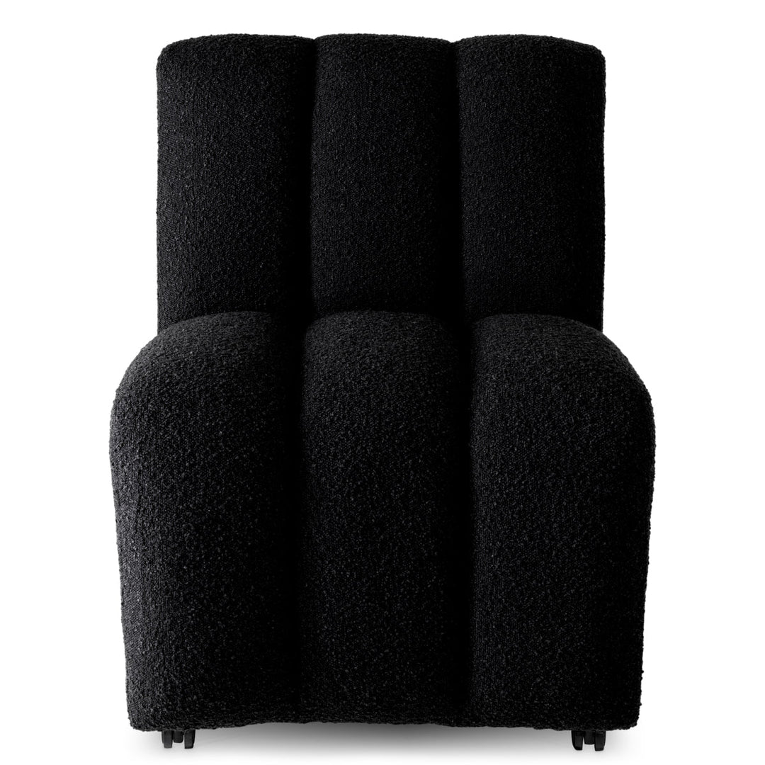 Dining Chair Kelly Boucl&Eacute; Black Furniture Eichholtz