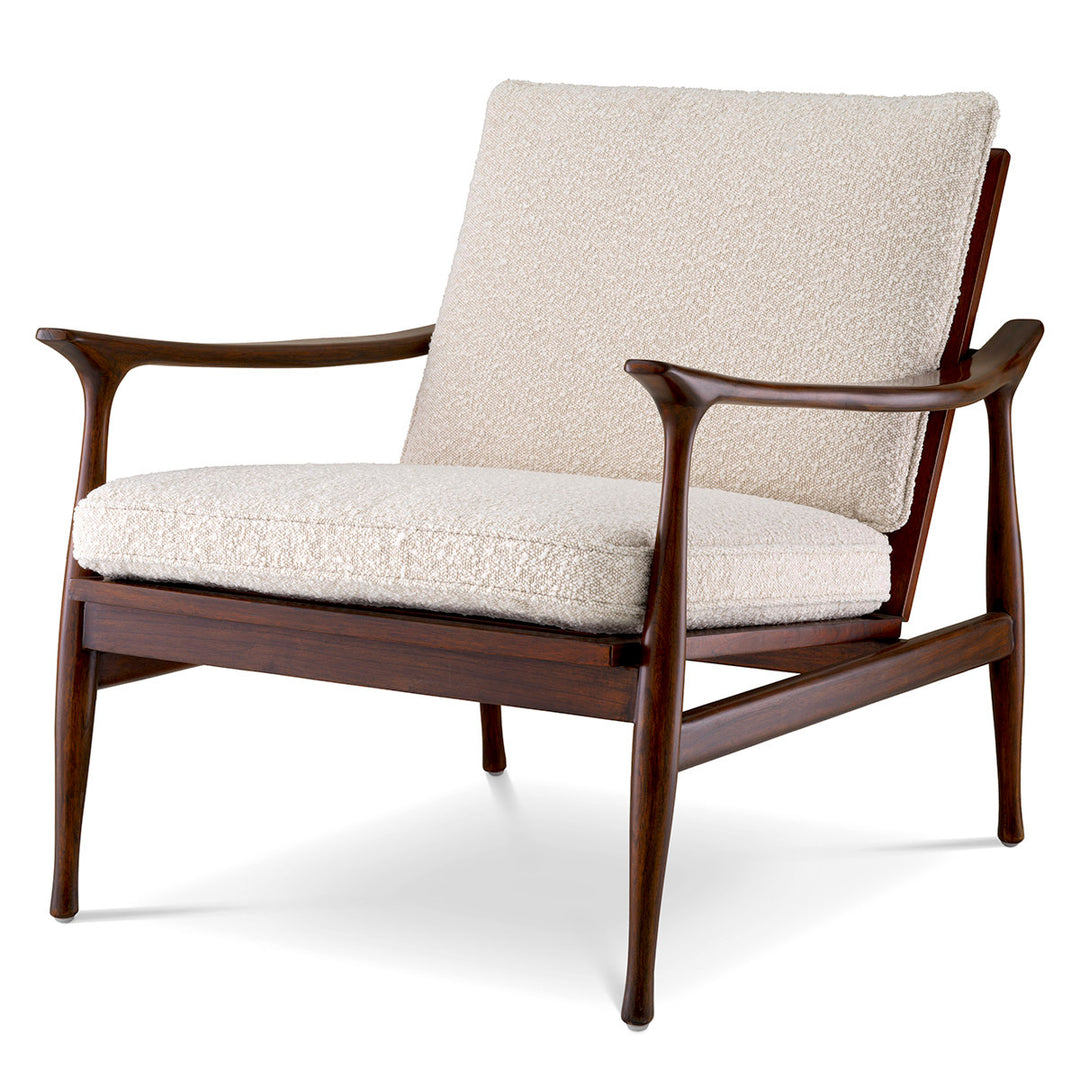 Chair Manzo Classic Brown Finish Furniture Eichholtz