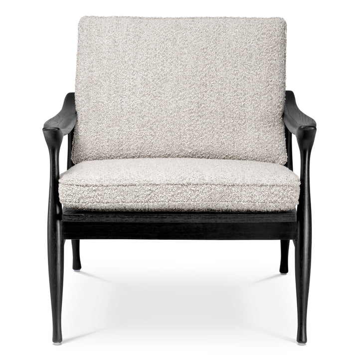 Chair Manzo Classic Black Finish Furniture Eichholtz