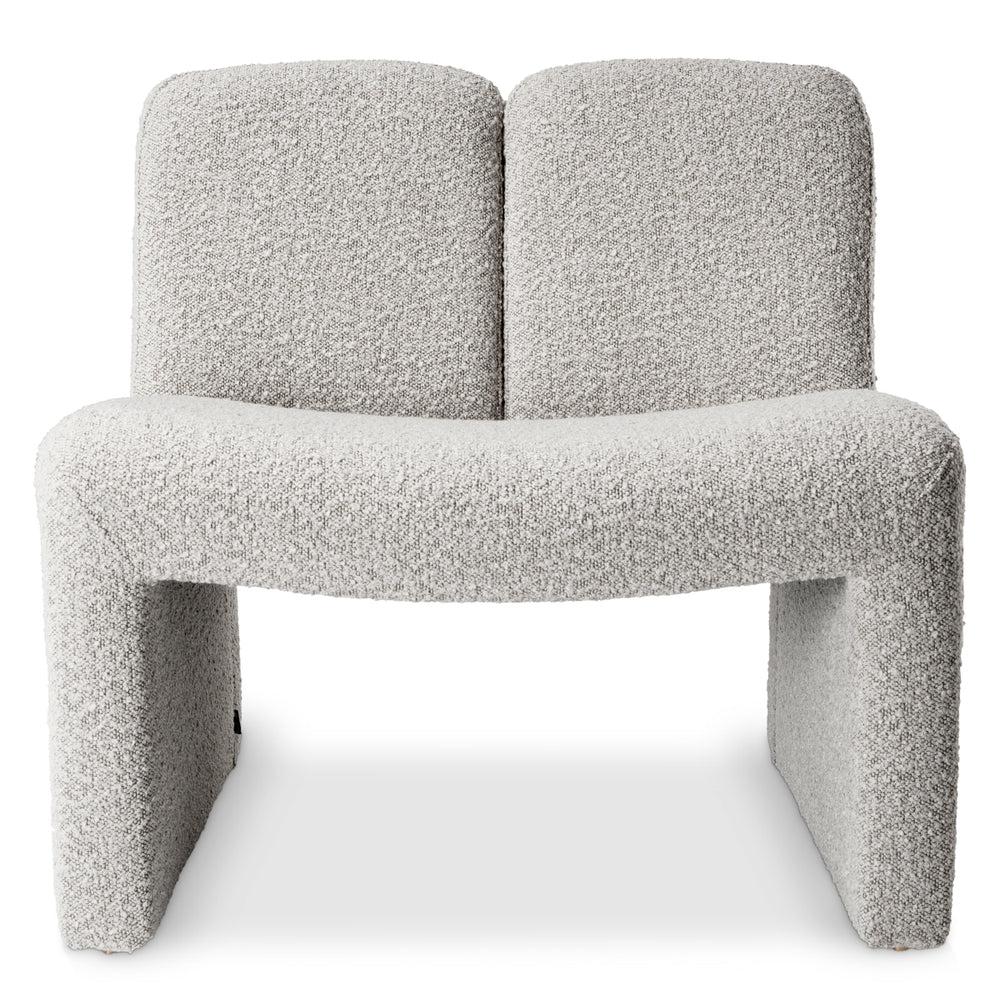 Chair Macintosh Boucl&Eacute; Grey Furniture Eichholtz