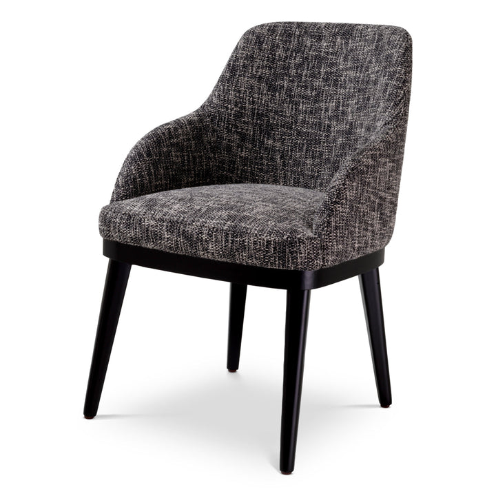 Dining Chair Costa With Arm Cambon Black Furniture Eichholtz