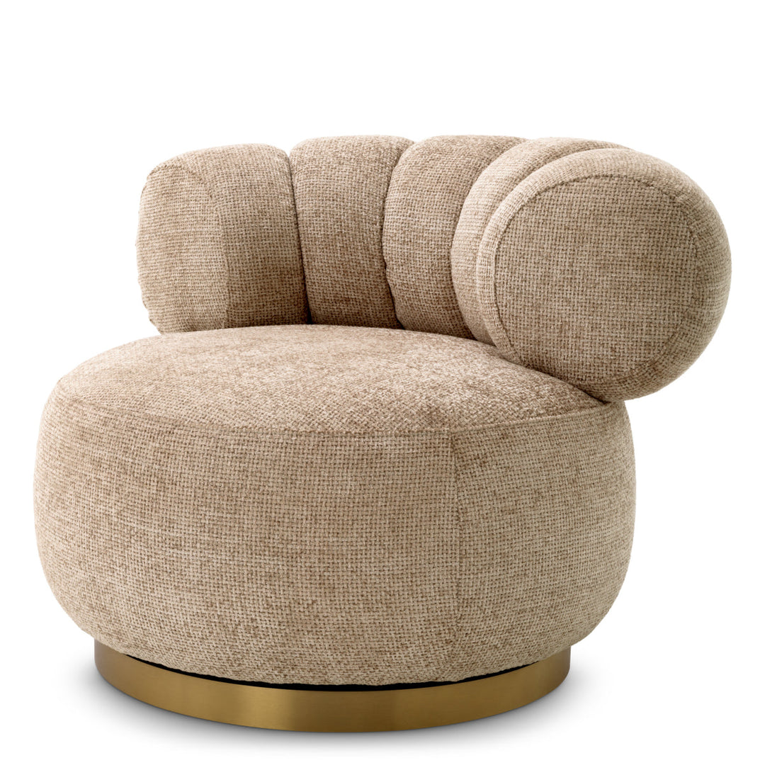 Swivel Chair Phedra Lyssa Sand Furniture Eichholtz