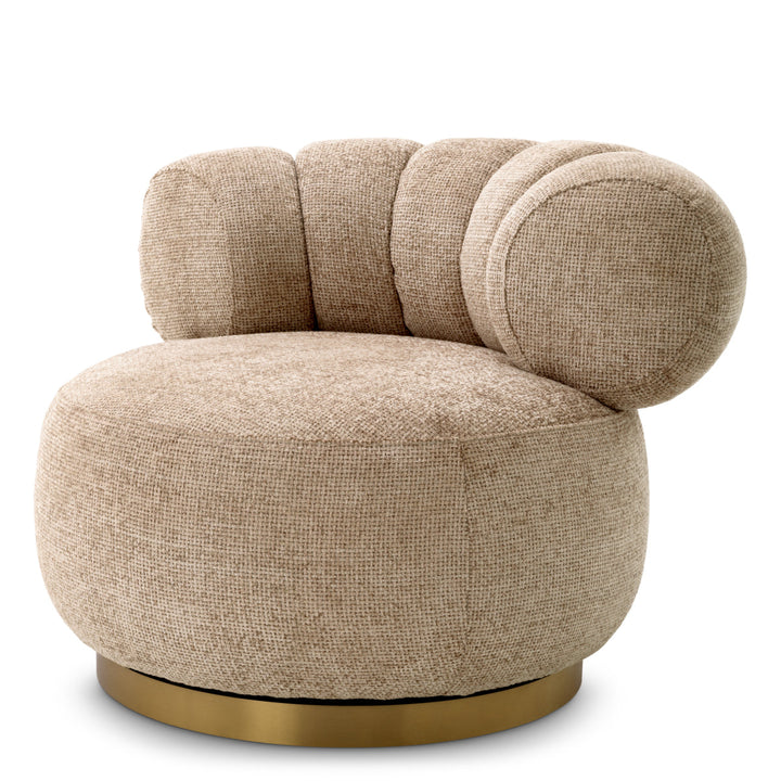 Swivel Chair Phedra Lyssa Sand Furniture Eichholtz