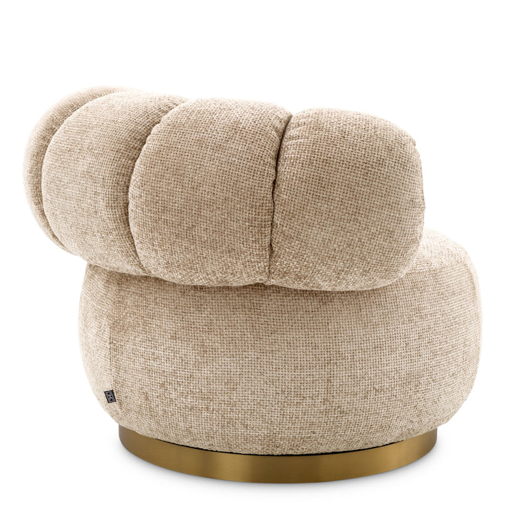 Swivel Chair Phedra Lyssa Sand Furniture Eichholtz