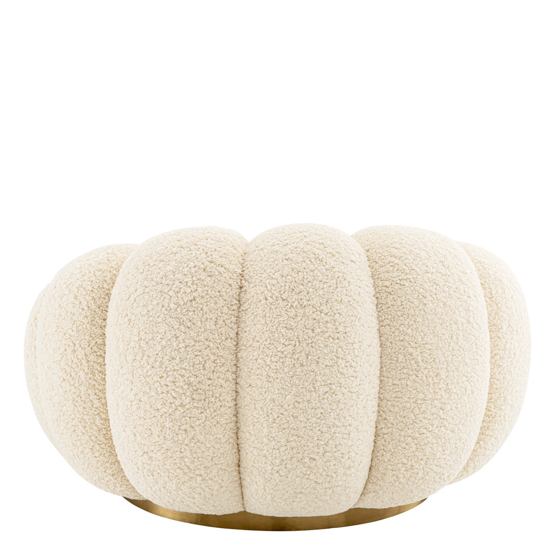 Swivel Chair Mello Faux Shearling Chairs Eichholtz