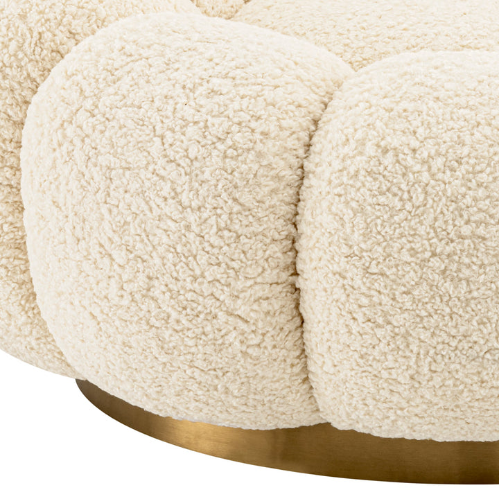 Swivel Chair Mello Faux Shearling Chairs Eichholtz