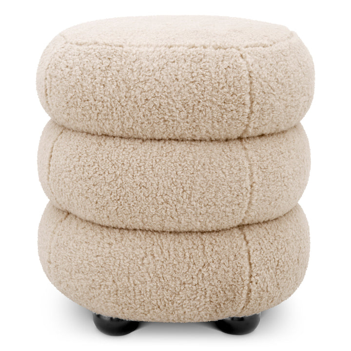Stool Tulum Brisbane Cream Furniture Eichholtz