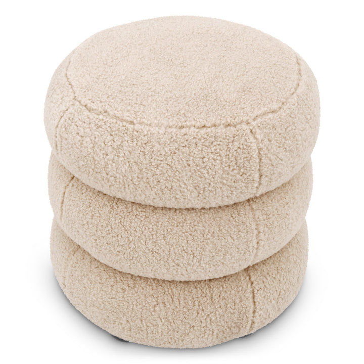 Stool Tulum Brisbane Cream Furniture Eichholtz