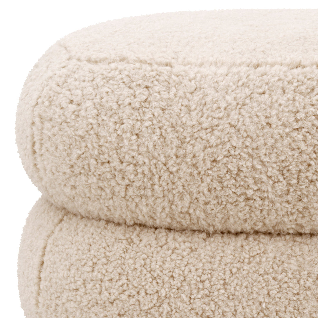 Stool Tulum Brisbane Cream Furniture Eichholtz