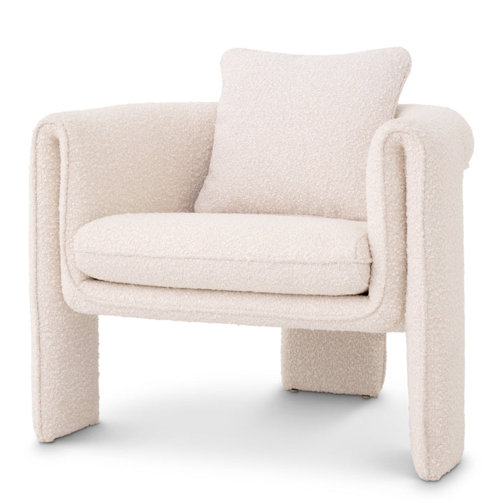 Chair Toto Boucl&Eacute; Cream Furniture Eichholtz