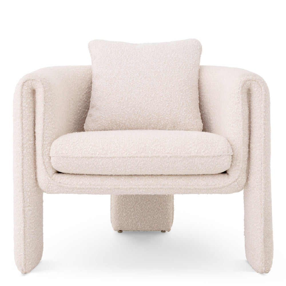 Chair Toto Boucl&Eacute; Cream Furniture Eichholtz