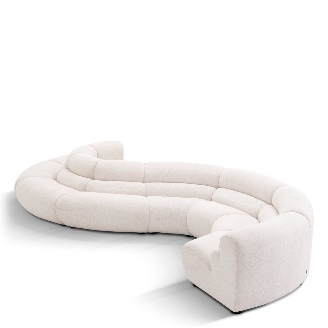 Modular Sofa Lindau Outside Corner Lyssa Off-White Furniture Eichholtz