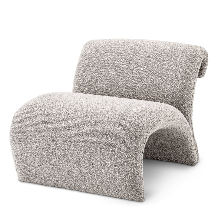 Chair Vignola Boucl&Eacute; Grey Furniture Eichholtz