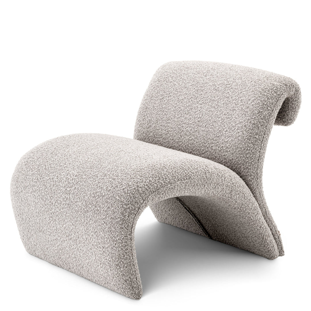 Chair Vignola Boucl&Eacute; Grey Furniture Eichholtz