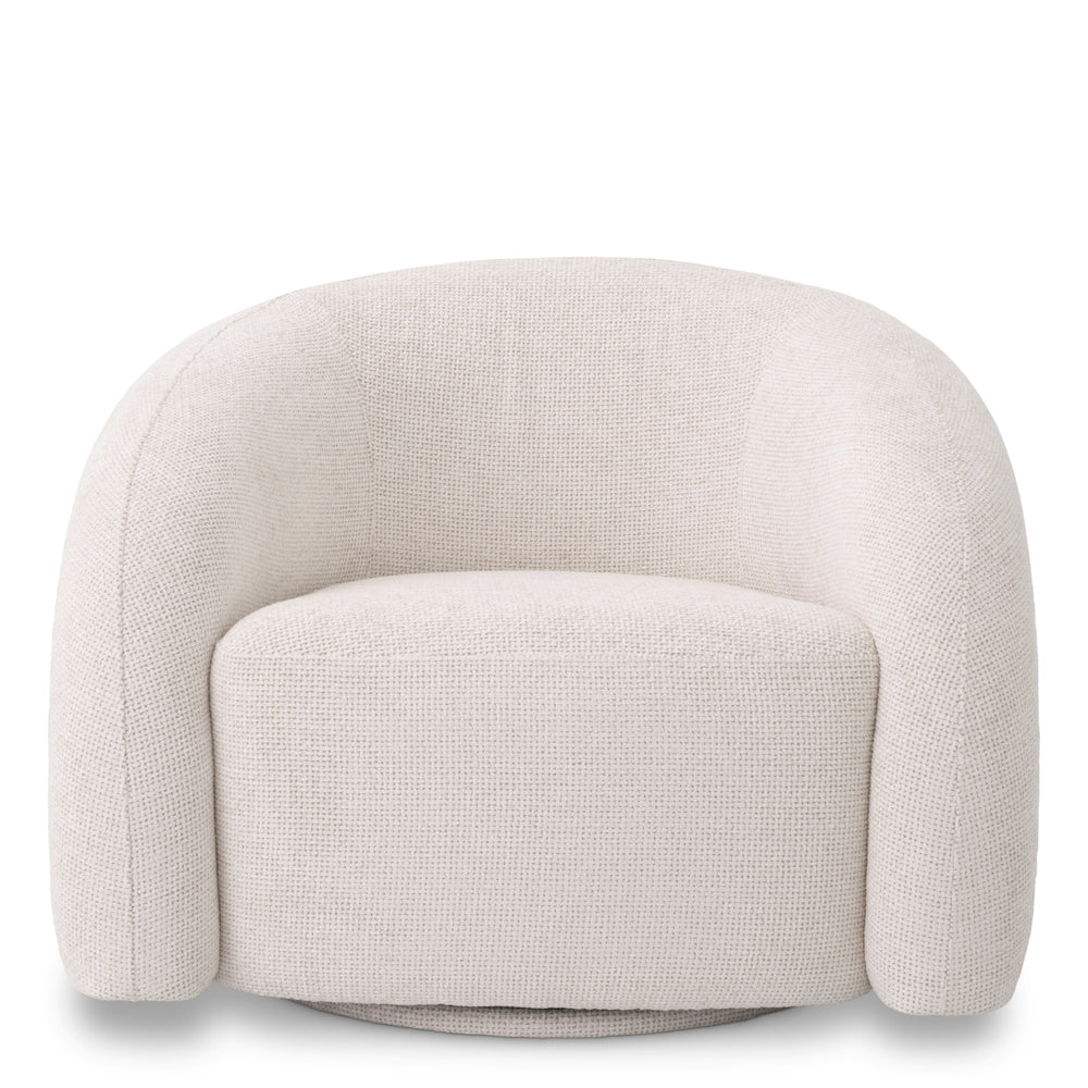Swivel Chair Novelle Lyssa Off-White Furniture Eichholtz