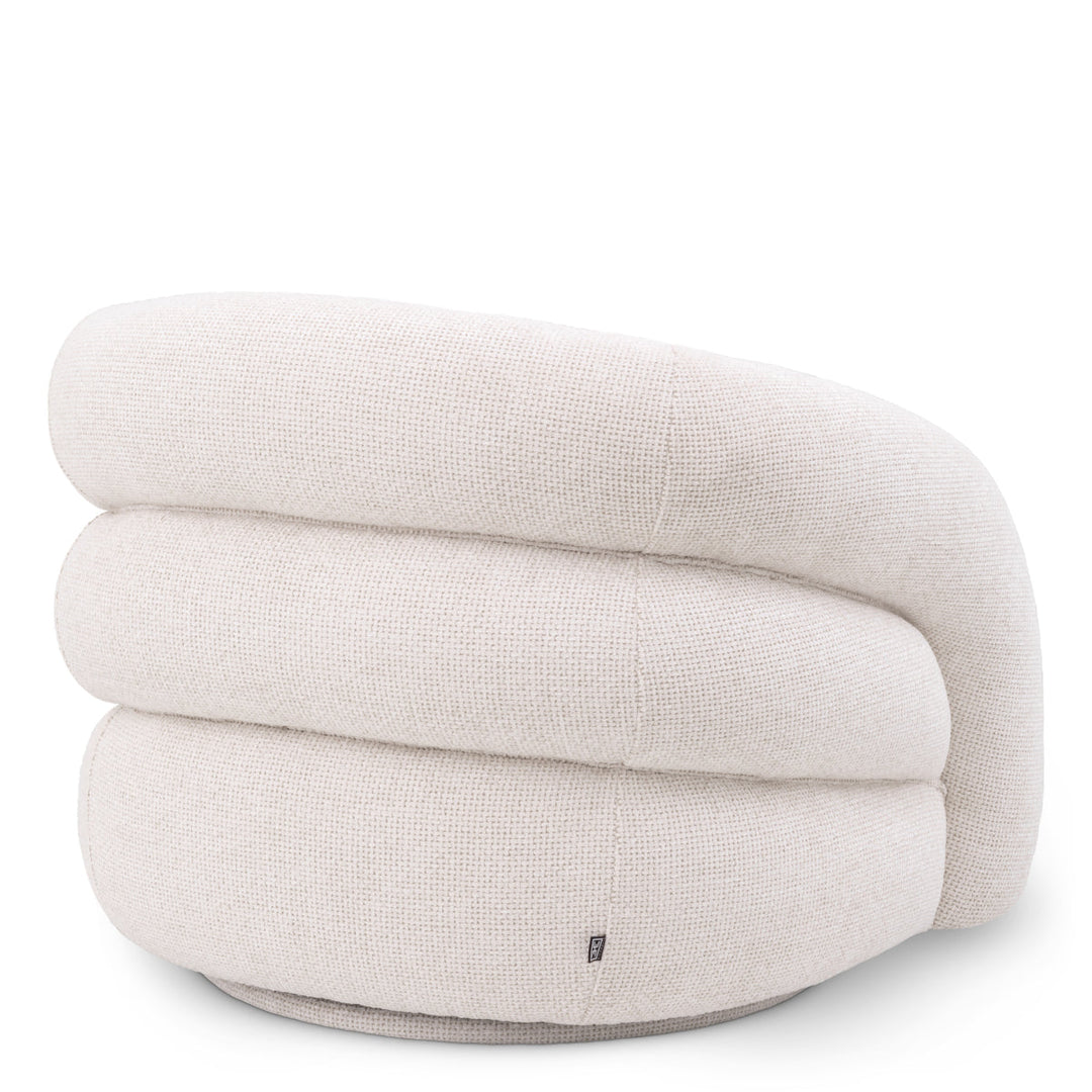 Swivel Chair Novelle Lyssa Off-White Furniture Eichholtz