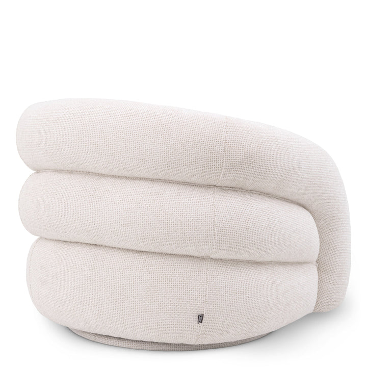 Swivel Chair Novelle Lyssa Off-White Furniture Eichholtz