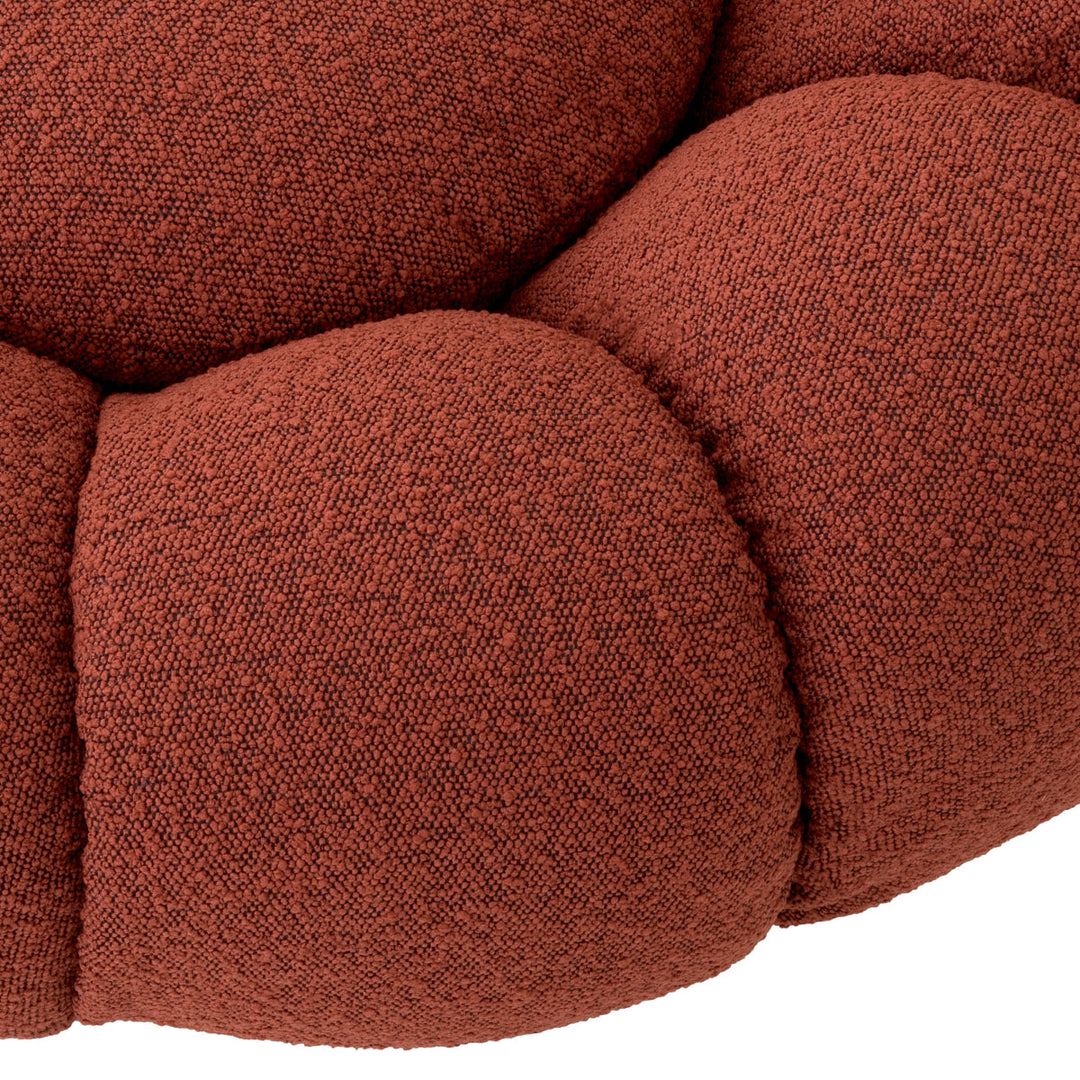 Swivel Chair Mello Boucl&Eacute; Rouge Furniture Eichholtz